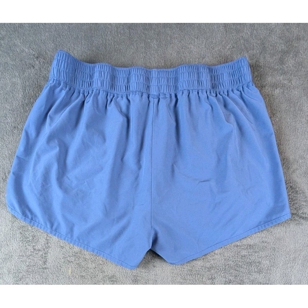 AriatTEK‎ Women's XL Blue Running Shorts NWOT Zip Pockets Elastic Waist Gym - Picture 2 of 7